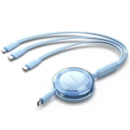 Vention Cable USB-C a 3xUSB-C 100W 1.1m Azul TRJSBE